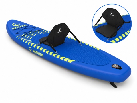 DESKA SUP 350CM POMPOWANA STAND UP PADDLE ZESTAW WIOSŁO SIEDZISKO AKCESORIA