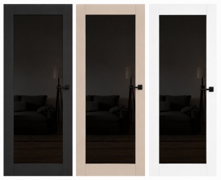 Drzwi Bezprzylgowe LOFT 70 Voster H200 | Różne kolory | Ościeżnica opcja | Szyba czarna