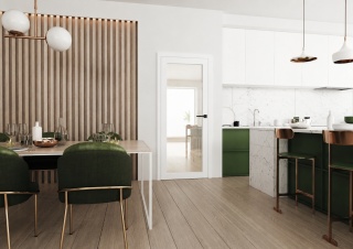 Drzwi Bezprzylgowe LOFT 90 Voster H200 | Różne kolory | Ościeżnica opcja |