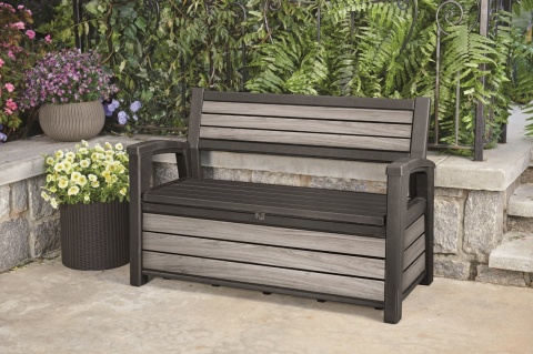 Garden box bench Deco 227L Seat on Balcony