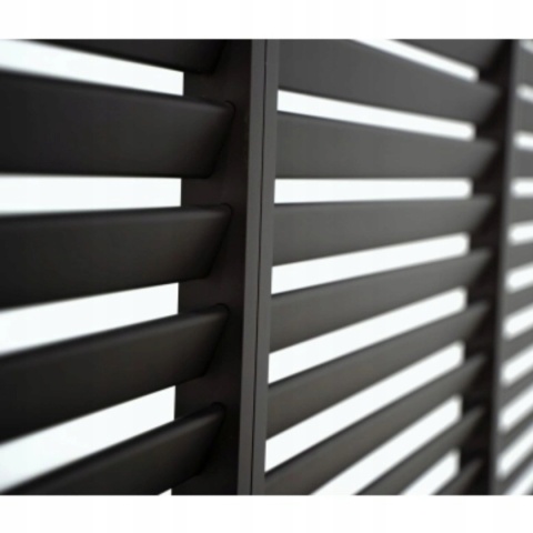 Pergola 3x5 m Wolnostojąca Ogrodowa Tarasowa Zabudowana Mirador Solid 80 Antracyt