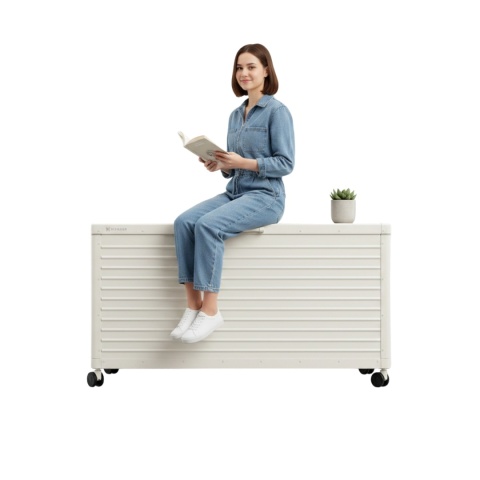 Skrzynia Ogrodowa Aluminiowa Mirador Premium H 507 L Grau Trwała i Wodoodporna