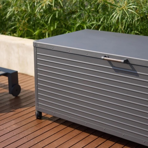 Skrzynia Ogrodowa Aluminiowa Mirador Premium H 1064 L Antracyt Trwała i Wodoodporna