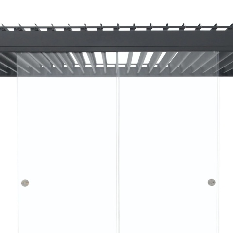 Szklane Drzwi Przesuwne 3m do pergoli Mirador Deluxe i Premium 111