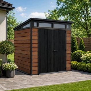 Garden house Tools 280x290 Large with floor Brown storage