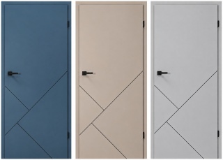 Drzwi Arte Black 80 Frezowane Przylgowe H200 | z Ościeżnicą Regulowaną lub stałą | Solidne | Różne kolory