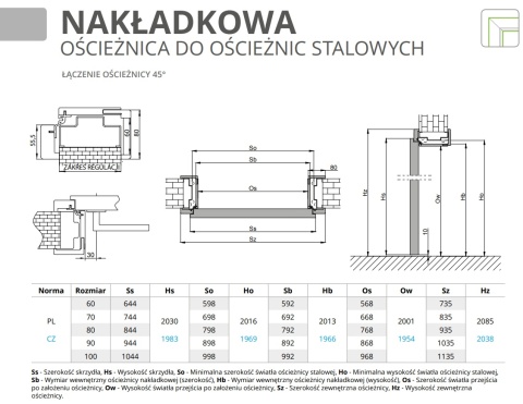 Drzwi Classic 20 Przylgowe H200 | Różne kolory | Ościeżnica opcja | Solidne | Ramowe