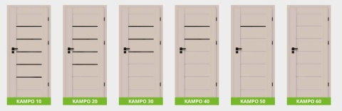 Drzwi Kampo Przylgowe H200 | Różne kolory | Ościeżnica opcja | Solidne | Ramowe