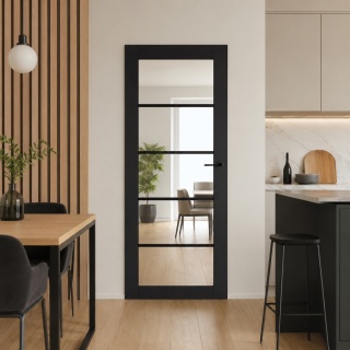 Drzwi Loftowe Bezprzylgowe LOFT 80 z Ościeżnicą Stałą