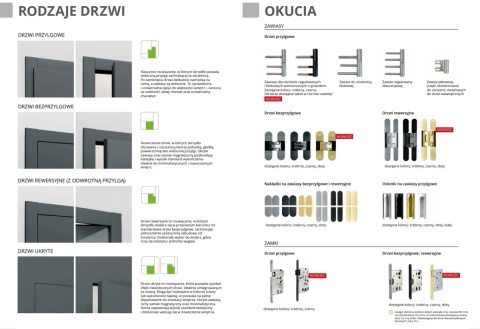 Drzwi Incanto Przylgowe H200 | Różne kolory | Ościeżnica opcja | Solidne | Ramowe