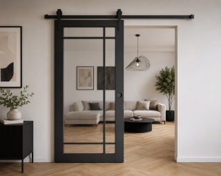 Drzwi Przesuwne LOFT 30 Szklone Szpros z Systemem Przesuwnym